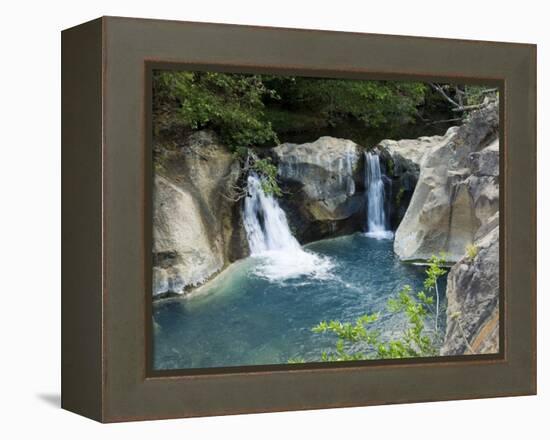 Waterfall on the Colorado River, Near Rincon De La Vieja National Park, Costa Rica-R H Productions-Framed Premier Image Canvas