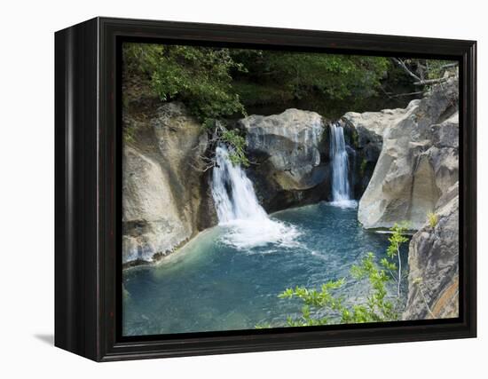 Waterfall on the Colorado River, Near Rincon De La Vieja National Park, Costa Rica-R H Productions-Framed Premier Image Canvas