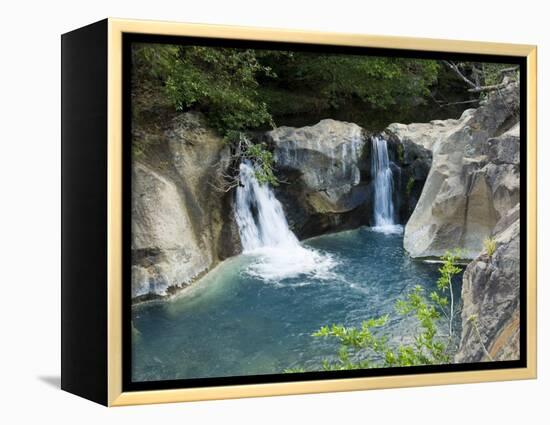 Waterfall on the Colorado River, Near Rincon De La Vieja National Park, Costa Rica-R H Productions-Framed Premier Image Canvas