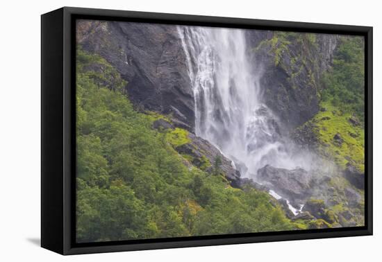 Waterfall, on the Flamm Railway.-Mallorie Ostrowitz-Framed Premier Image Canvas