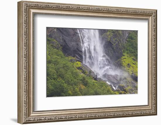 Waterfall, on the Flamm Railway.-Mallorie Ostrowitz-Framed Photographic Print