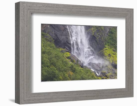 Waterfall, on the Flamm Railway.-Mallorie Ostrowitz-Framed Photographic Print