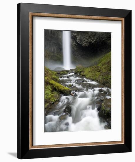 Waterfall, Oregon, United States of America, North America-Colin Brynn-Framed Photographic Print