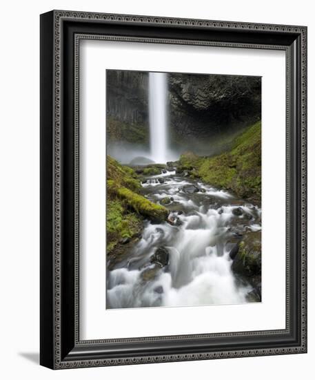 Waterfall, Oregon, United States of America, North America-Colin Brynn-Framed Photographic Print