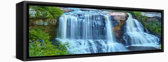 Waterfall Panorama II-James McLoughlin-Framed Premier Image Canvas