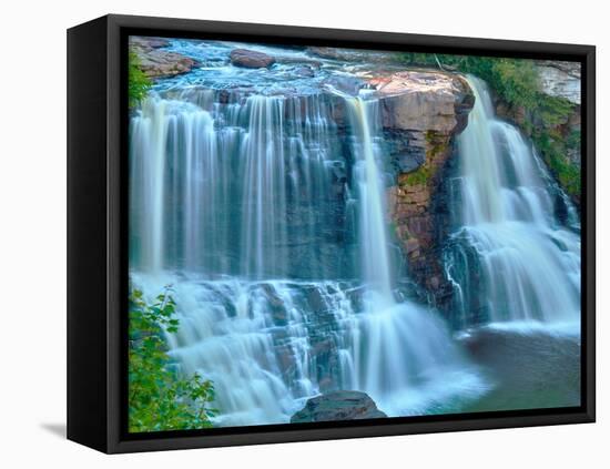 Waterfall Portrait II-James McLoughlin-Framed Premier Image Canvas