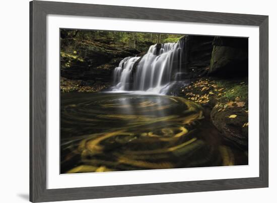 Waterfall Ripples-Michael Greene-Framed Giclee Print