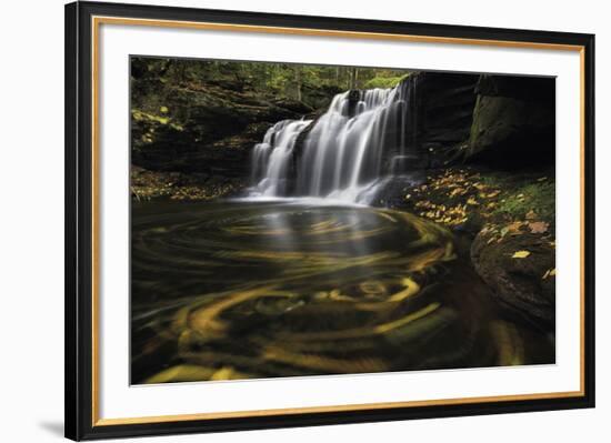 Waterfall Ripples-Michael Greene-Framed Giclee Print