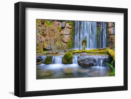 Waterfall, Stream Course-Alfons Rumberger-Framed Photographic Print