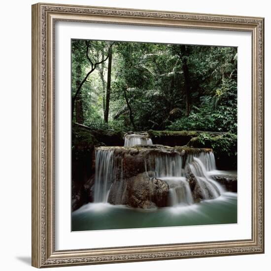 Waterfall Thailand-null-Framed Photographic Print