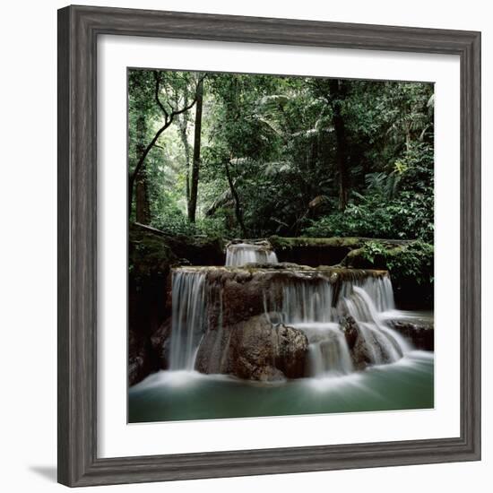 Waterfall Thailand-null-Framed Photographic Print