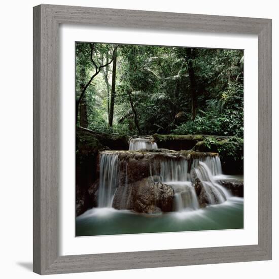 Waterfall Thailand-null-Framed Photographic Print