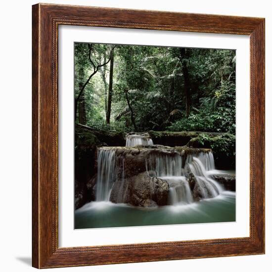 Waterfall Thailand-null-Framed Photographic Print