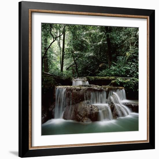 Waterfall Thailand--Framed Photographic Print