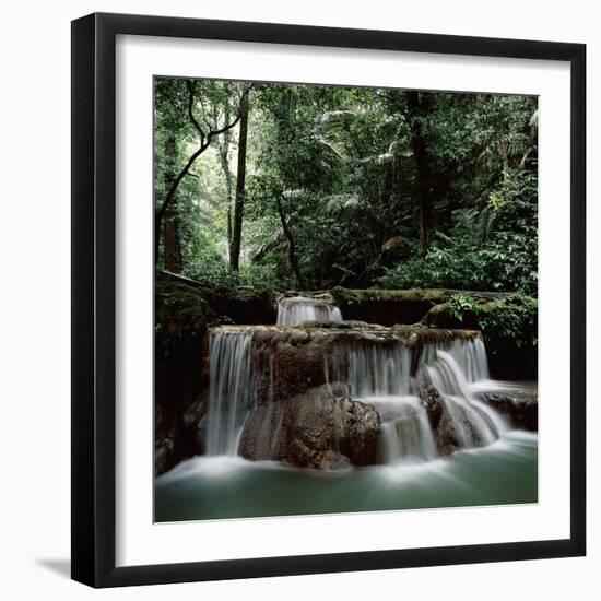 Waterfall Thailand-null-Framed Photographic Print