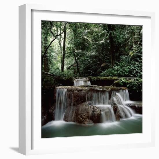 Waterfall Thailand--Framed Photographic Print
