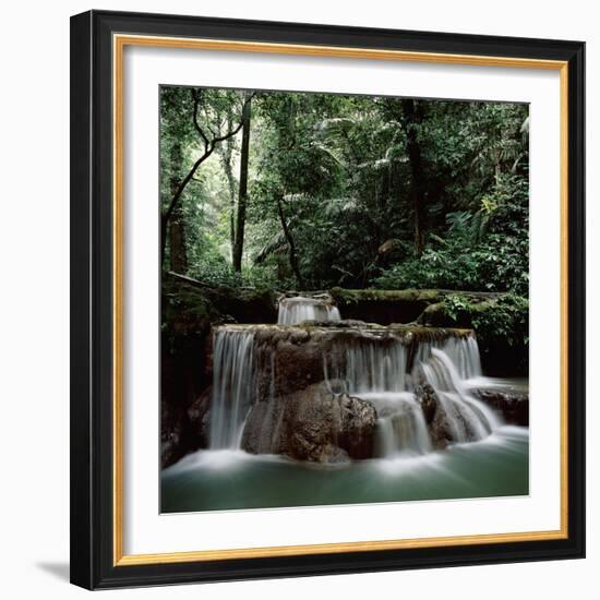Waterfall Thailand-null-Framed Photographic Print