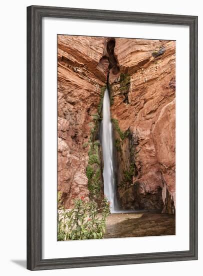 Waterfall. Tributary to Colorado River. Grand Canyon. Arizona. USA-Tom Norring-Framed Photographic Print