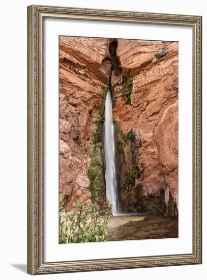 Waterfall. Tributary to Colorado River. Grand Canyon. Arizona. USA-Tom Norring-Framed Photographic Print