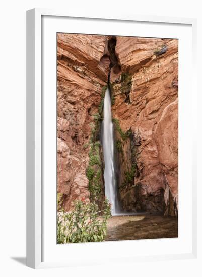 Waterfall. Tributary to Colorado River. Grand Canyon. Arizona. USA-Tom Norring-Framed Photographic Print