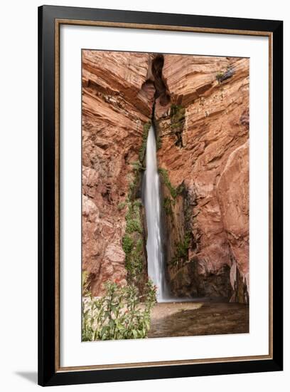 Waterfall. Tributary to Colorado River. Grand Canyon. Arizona. USA-Tom Norring-Framed Photographic Print