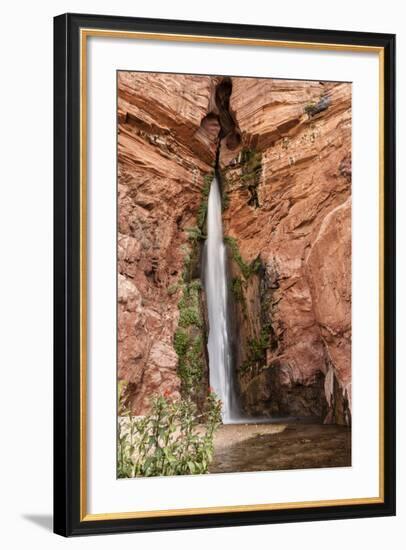 Waterfall. Tributary to Colorado River. Grand Canyon. Arizona. USA-Tom Norring-Framed Photographic Print