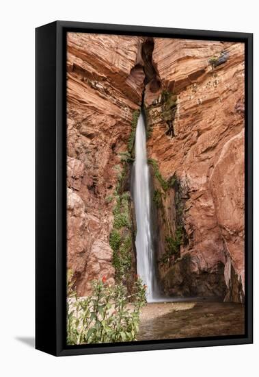 Waterfall. Tributary to Colorado River. Grand Canyon. Arizona. USA-Tom Norring-Framed Premier Image Canvas