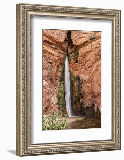 Waterfall. Tributary to Colorado River. Grand Canyon. Arizona. USA-Tom Norring-Framed Photographic Print