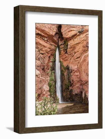 Waterfall. Tributary to Colorado River. Grand Canyon. Arizona. USA-Tom Norring-Framed Photographic Print