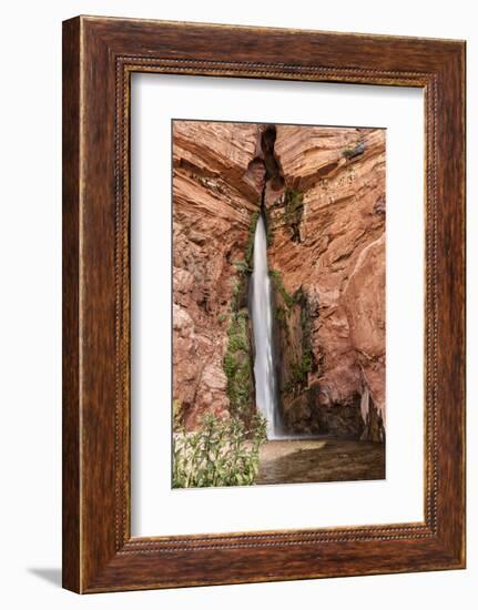 Waterfall. Tributary to Colorado River. Grand Canyon. Arizona. USA-Tom Norring-Framed Photographic Print