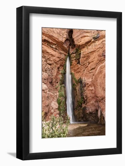 Waterfall. Tributary to Colorado River. Grand Canyon. Arizona. USA-Tom Norring-Framed Photographic Print