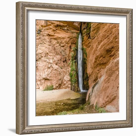 Waterfall. Tributary to Colorado River. Grand Canyon. Arizona. USA-Tom Norring-Framed Photographic Print