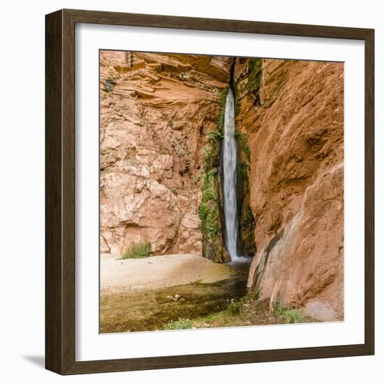 Waterfall. Tributary to Colorado River. Grand Canyon. Arizona. USA-Tom Norring-Framed Photographic Print