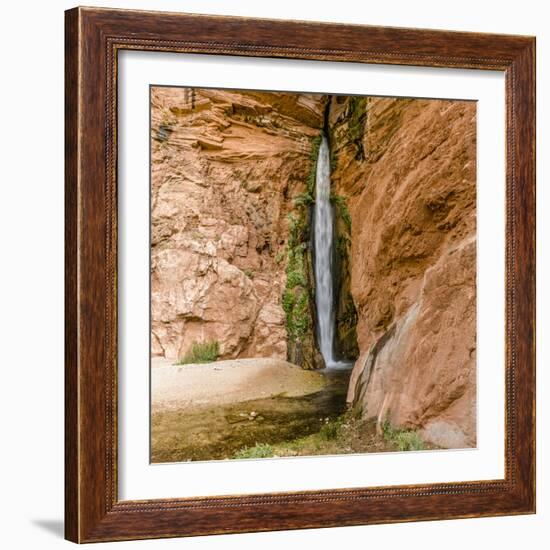 Waterfall. Tributary to Colorado River. Grand Canyon. Arizona. USA-Tom Norring-Framed Photographic Print