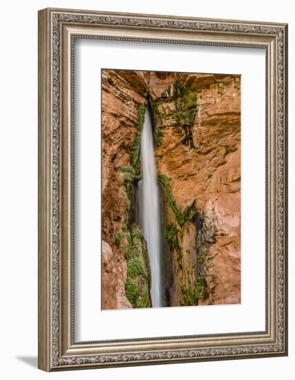 Waterfall. Tributary to Colorado River. Grand Canyon. Arizona. USA-Tom Norring-Framed Photographic Print