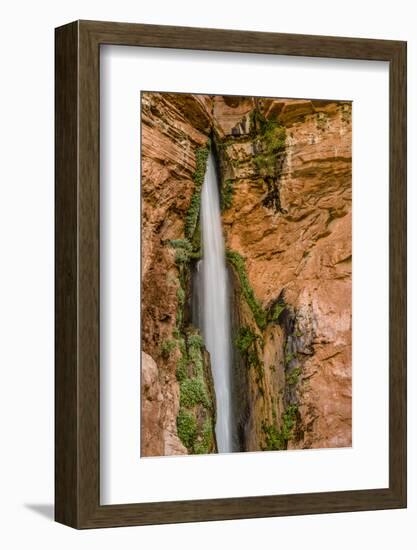 Waterfall. Tributary to Colorado River. Grand Canyon. Arizona. USA-Tom Norring-Framed Photographic Print