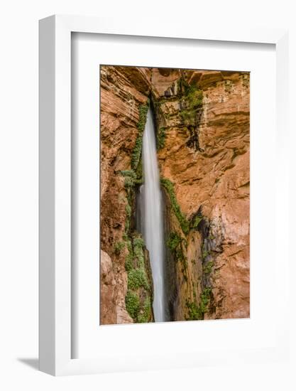 Waterfall. Tributary to Colorado River. Grand Canyon. Arizona. USA-Tom Norring-Framed Photographic Print