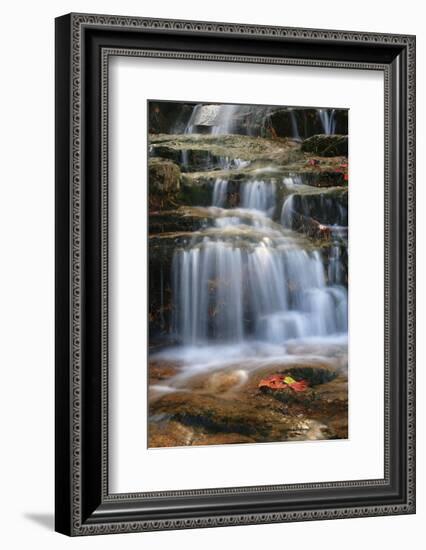 Waterfall Whitecap Stream-Michael Hudson-Framed Art Print