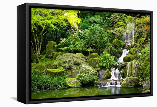 Waterfall-sipaphoto-Framed Premier Image Canvas