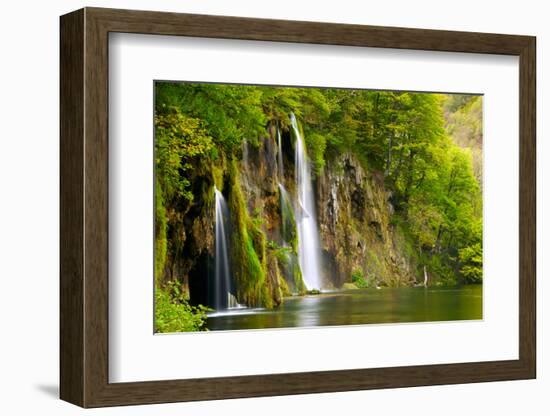Waterfall-SJ Travel Photo and Video-Framed Photographic Print