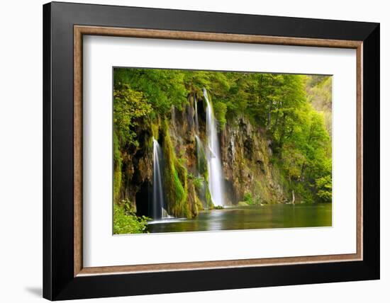 Waterfall-SJ Travel Photo and Video-Framed Photographic Print