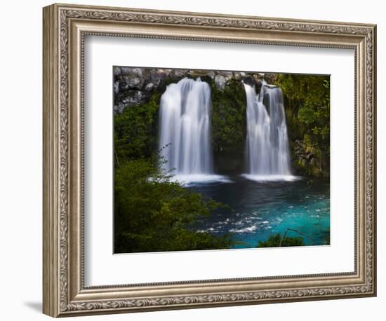 Waterfalls at Ojos Del Caburga, Araucania Region, Chile-Scott T. Smith-Framed Photographic Print