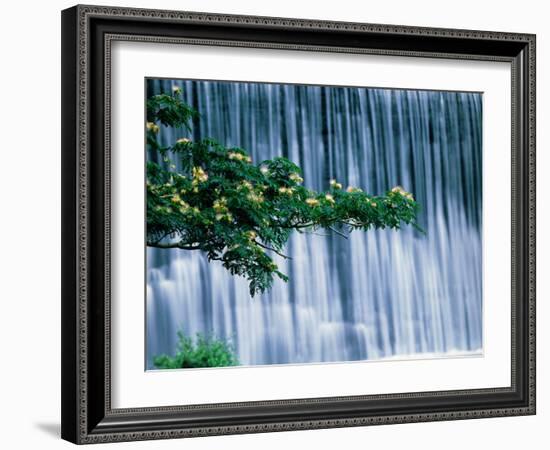 Waterfalls, Kamo-River, Kyoto, Japan-Panoramic Images-Framed Photographic Print