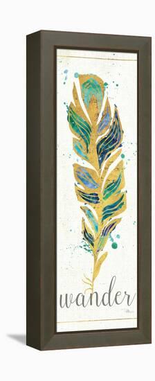 Waterfeathers II-Jess Aiken-Framed Stretched Canvas