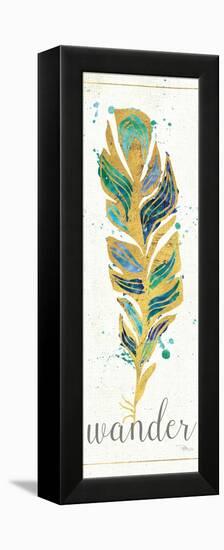 Waterfeathers II-Jess Aiken-Framed Stretched Canvas