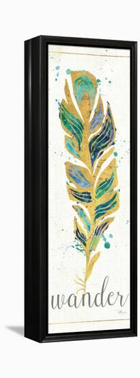 Waterfeathers II-Jess Aiken-Framed Stretched Canvas