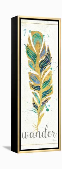 Waterfeathers II-Jess Aiken-Framed Stretched Canvas