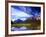 Waterfowl Lake and Rugged Rocky Mountains, Banff National Park, Alberta, Canada-Janis Miglavs-Framed Photographic Print