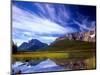 Waterfowl Lake and Rugged Rocky Mountains, Banff National Park, Alberta, Canada-Janis Miglavs-Mounted Photographic Print