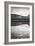 Waterfowl Lake Panel I BW with Color-Alan Majchrowicz-Framed Art Print